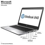 HP EliteBook 840 G3 14 Inch FHD Laptop PC, Core i7-6600U 2.6GHz, 16GB RAM, 1TB SSD Solid State Drive, Windows 10 Pro, (Renewed)