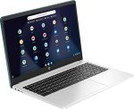 HP Chromebook 15.6" HD (Intel Pentium N6000, 8GB RAM, 128GB Storage (64GB eMMc + 64GB SD Card), UHD Graphics, Numeric KB) , Webcam, Wi-Fi, Chrome OS, Silver (Renewed)