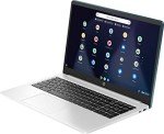 HP Chromebook 15.6" HD (Intel Pentium N6000, 8GB RAM, 128GB Storage (64GB eMMc + 64GB SD Card), UHD Graphics, Numeric KB) , Webcam, Wi-Fi, Chrome OS, Silver (Renewed)