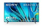Sony 75-Inch Class 4K Ultra HD BRAVIA 3 LED Smart TV with Google TV, Dolby Vision HDR, and Exclusive Features for PlayStation®5 (K-75S30), 2024 Model
