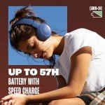 JBL Tune 520BT - Wireless On-Ear Headphones, Up to 57H Battery Life and Speed Charge, Lightweight, Comfortable and Foldable Design, Hands-Free Calls with Voice Aware (White)