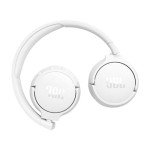 JBL Tune 670NC - Adaptive Noise Cancelling with Smart Ambient Wireless On-Ear Headphones, Up to 70H Battery Life with Speed Charge, Lightweight, Comfortable and Foldable Design (White)