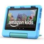 New Amazon Fire HD 8 Kids tablet, ages 3-7. With bright 8" HD screen. Includes ad-free and exclusive content, parental controls and 13-hr battery, 32GB, Blue, (2024 release)