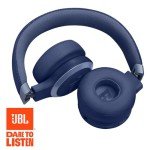 JBL Live 670NC - Wireless On-Ear Headphones with Adaptive Noise Cancelling with Smart Ambient, Up to 65H Battery Life with Speed Charge, Lightweight, Comfortable and Foldable Design (Blue)