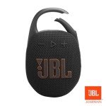 JBL Clip 5 - Ultra-Portable, Waterproof & Dustproof Bluetooth Speaker, Big Pro Sound with Punchy bass, Integrated Carabiner, Up to 12 Hours of Play, Made in Part with Recycled Materials (Black)