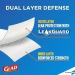CloroxPro Glad ForceFlex 13 Gallon Tall Kitchen Drawstring Trash Bags, 100 Count (Package May Vary)