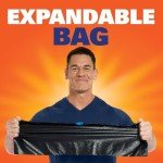 Hefty Ultra Strong 13 Gallon Trash Bags, Black Tall Kitchen Trash Bags 13 Gallon Size, Break Resistant Drawstring Enclosure, Continuous Odor Control, Blackout, Unscented, 40 Bags