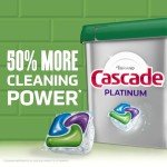 Cascade Platinum Lemon Dishwasher Pods - 59 Count