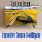 Westinghouse Edgeless Roku TV - 50 Inch Smart Television, 4K LED UHD w/HDR 10, Wi-Fi & Mobile App Connectivity, Flat Screen Compatible w/Apple Home Kit, Alexa, & Google Assistant