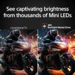 Sony 75 Inch Mini LED QLED 4K Ultra HD TV BRAVIA 7 Smart Google TV with Dolby Vision HDR and Exclusive Features for PlayStation®5 (K-75XR70), 2024 Model