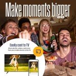 Westinghouse Edgeless Roku TV - 50 Inch Smart Television, 4K LED UHD w/HDR 10, Wi-Fi & Mobile App Connectivity, Flat Screen Compatible w/Apple Home Kit, Alexa, & Google Assistant