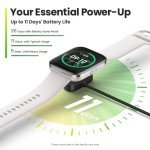 Amazfit Bip 5 Unity Smart Watch 46mm, 11-Day Battery, Fitness Activity Tracker with 120+ Sports Modes, Heart Rate & Sleep Monitor, Customizable Watch Faces, for Android & iPhone, Grey