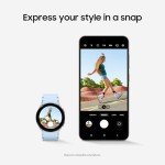SAMSUNG Galaxy Watch FE 40mm LTE AI Smartwatch w/Fitness Tracking, BIA Sensor, Personalized HR Zones, Heart Rate Tracker, Sleep Monitor, 2024, Silver [US Version, 1Yr Manufacturer Warranty]