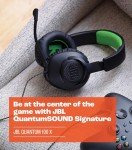 JBL Quantum 100X - Wired Over-Ear Gaming Headset with a Detachable mic, QuantumSOUND Signature, Memory Foam Comfort, Compatible with Windows Sonic Surround Sound (Black)