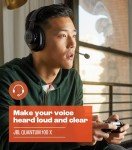 JBL Quantum 100X - Wired Over-Ear Gaming Headset with a Detachable mic, QuantumSOUND Signature, Memory Foam Comfort, Compatible with Windows Sonic Surround Sound (Black)