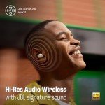 JBL Live Buds 3 - True Wireless Noise-Cancelling Bud-Type Earbuds, 40Hrs Total Playback, Wireless Charging, 6 Mics for Perfect Calls, Multi-Point Connection, IP55 Waterproof and dustproof (Silver)