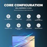 Dell Inspiron-15 3535 Touchscreen Laptop Computer - w/Office Lifetime • 15.6" Full HD • Ryzen 7 7730U(up to 4.5 GHz) • Long Battery Life • Win 11 PRO for Person Use or Business Work(64GB RAM, 2TB SSD)
