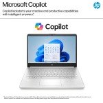 HP 2025 New Student Business Laptop, Intel N150 CPU(Beats N4120), 14 Inch LED Screen, 16GB RAM, 384GB Storage(128GB UFS+256GB MSD), Wi-Fi 6, Copilot AI, Office Pro Lifetime, Windows 11 Pro,w/Mouse