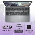 Dell Latitude 5550 5000 Business Laptop Computer, 16GB DDR5 RAM, 512GB PCIe SSD, Intel 12-Core Ultra 5 135U (Beat i7-1355U), 15.6" FHD, WiFi 6, Thunderbolt 4, Backlit KB, Fingerprint Reader, Win11 Pro