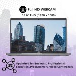 Dell Latitude 5550 5000 Business Laptop Computer, 16GB DDR5 RAM, 512GB PCIe SSD, Intel 12-Core Ultra 5 135U (Beat i7-1355U), 15.6" FHD, WiFi 6, Thunderbolt 4, Backlit KB, Fingerprint Reader, Win11 Pro