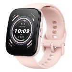 Amazfit Bip 5 Smart Watch 46mm, GPS, Amazon Alexa Built-in, Bluetooth Calling, 10-Day Battery, Heart-Rate & VO2 Max, Sleep Health Monitoring, AI Fitness Tracker App, for Android & iPhone, Pastel Pink
