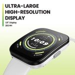 Amazfit Bip 5 Smart Watch 46mm, GPS, Amazon Alexa Built-in, Bluetooth Calling, 10-Day Battery, Heart-Rate & VO2 Max, Sleep Health Monitoring, AI Fitness Tracker App, for Android & iPhone, Pastel Pink