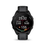 Garmin Forerunner 165, Running Smartwatch, Colorful AMOLED Display, Training Metrics and Recovery Insights, Black