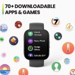 Amazfit Bip 5 Smart Watch 46mm, GPS, Amazon Alexa Built-in, Bluetooth Calling, 10-Day Battery, Heart-Rate & VO2 Max, Sleep Health Monitoring, AI Fitness Tracker App, for Android & iPhone, Pastel Pink