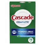 Cascade Complete Fresh Scent Dishwasher Powder, 75 oz