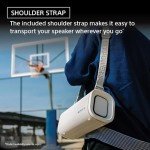 Sony ULT Field 5 Wireless Portable Bluetooth Speaker, IP67 Waterproof, Dustproof, and Rustproof with Enhanced Bass, 25 Hour Battery, 360° Party Light, and Shoulder Strap (SRSULT50B), Black
