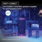 Sony ULT Field 3 Wireless Portable Bluetooth Speaker, IP67 Waterproof, Dustproof, Rustproof, and Shockproof with Enhanced Bass, 24 Hour Battery and Shoulder Strap (SRSULT30B), Black