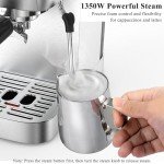 MAttinata Espresso Machine 20Bar, Compact Espresso Maker, Stainless Steel Coffee Maker for Cappuccino, Latte With Steam Milk Frother For Home, Office Mattino Ultra