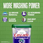 Cascade Platinum Plus Dishwasher Pods - 57 Count