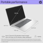 HP 17 Laptop, 17.3" HD+ Touchscreen, Core 7 150U Processor, 32 GB RAM, 1 TB SSD, Intel Graphics, Backlit Keyboard, Long Battery Lifew, Windows 11 Pro & Office Pro Lifetime License, w/Accessories