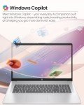 HP 17.3" Laptop Computer for Business and Students - AMD Ryzen 5 7430U, 300 Nits IPS Display, Webcam, Wi-Fi 6, Windows 11 Pro & Office Pro Lifetime, with External CD/DVD Drive, 32GB RAM + 1TB SSD
