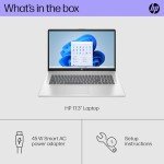 HP 17 Laptop, 17.3" HD+ Touchscreen, Core 7 150U Processor, 32 GB RAM, 1 TB SSD, Intel Graphics, Backlit Keyboard, Long Battery Lifew, Windows 11 Pro & Office Pro Lifetime License, w/Accessories