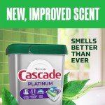Cascade Platinum + Oxi Dishwasher Pods, 59 Count