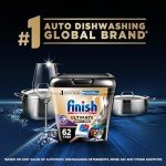 Finish Ultimate Infinity Shine Dishwasher Pods, 62 Count