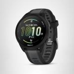 Garmin Forerunner 165, Running Smartwatch, Colorful AMOLED Display, Training Metrics and Recovery Insights, Black