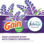 Glad ForceFlex Tall Kitchen Trash Bags, 13 Gal, Gain Lavender with Febreze, 80 Ct (Pack May Vary)