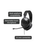 JBL Quantum 100 - Wired Over-Ear Gaming Headphones - Black, Large