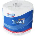 Genuine Joe Standard Bath Tissue, 4" x 4", 2-Ply, 550 Sheets/Roll, 80 Count