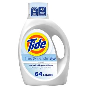 Tide Free & Gentle Liquid Detergent, 64 Loads