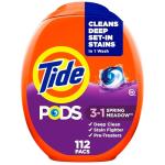 Tide PODS Spring Meadow Scent Laundry Pacs, 112 Count