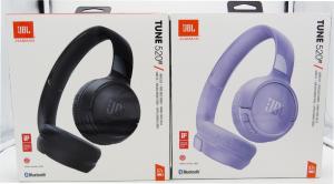 JBL Tune 520BT - Wireless On-Ear Headphones, Up to 57H Battery Life and Speed Charge, Lightweight, Comfortable and Foldable Design, Hands-Free Calls with Voice Aware (White)