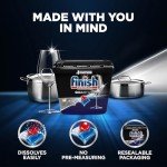 Finish Quantum Dishwasher Pods - Powerful Stain Removal, 62 Count
