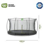 EXIT Toys 14ft Inground Trampoline with Safety Net