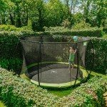 8ft EXIT Toys Silhouette Ground Trampoline for Kids