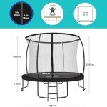 Zero Gravity Ultima 4 Black 10ft Trampoline