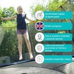 8ft Zero Gravity Ultima Trampoline with Enclosure